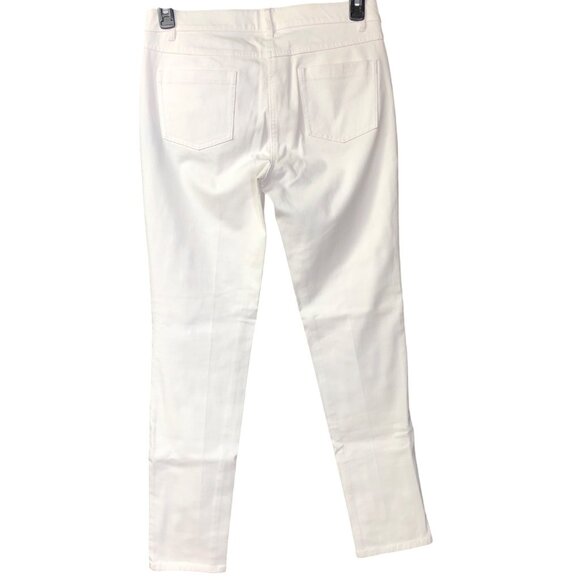 J McLaughlin Stretch Slim Leg white denim‎ Jeans 8 - Picture 4 of 10